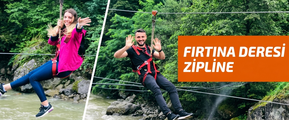 Fırtına Vadisinde Zipline Etkinliği