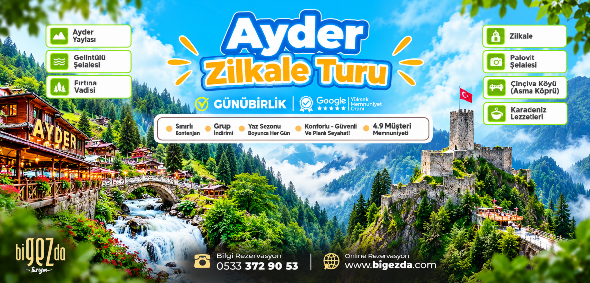 Ayder Yaylası & Zilkale Turu