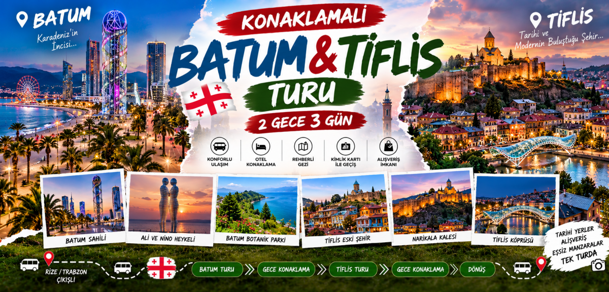 Batum Tiflis Turu (Yılbaşı Özel Seçeneği ile)
