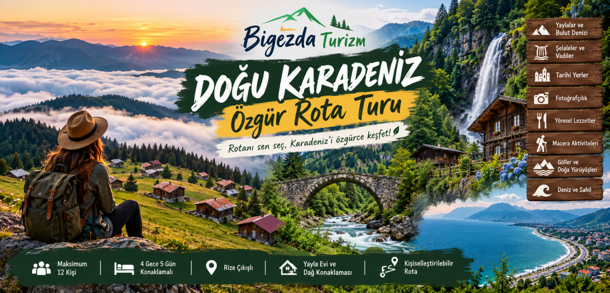 Doğu Karadeniz Özgür Rota Turu