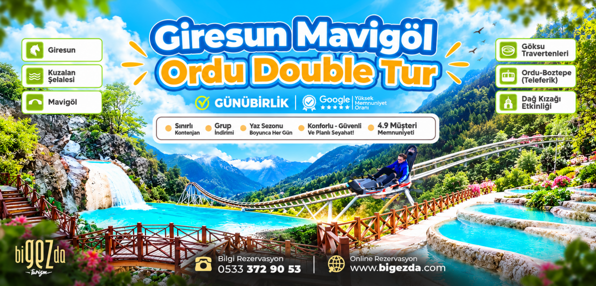 Giresun Mavigöl & Ordu Boztepe (Double Tur)