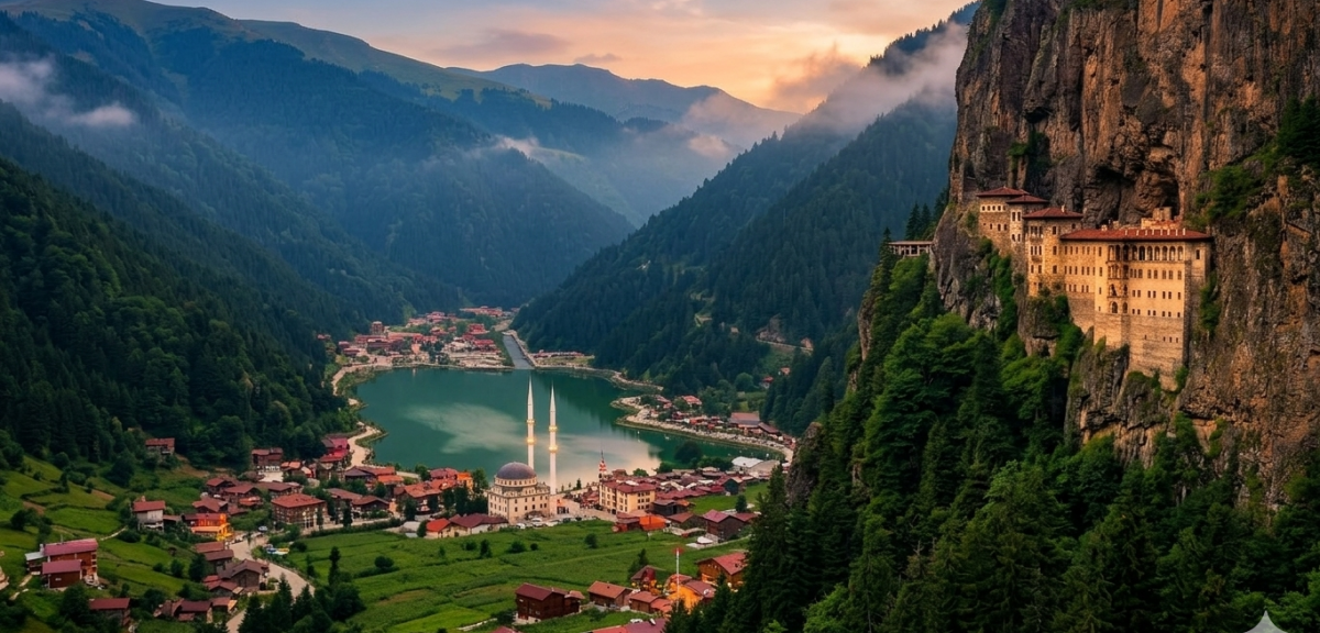 Trabzon Uzungöl ve Sümela Manastırı (Double)